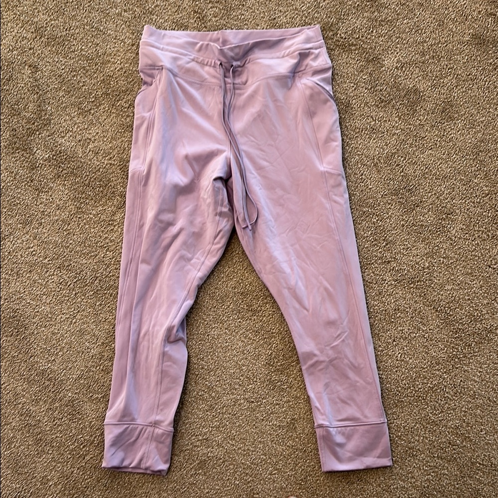 Aerie Purple Joggers with Tapered Fit